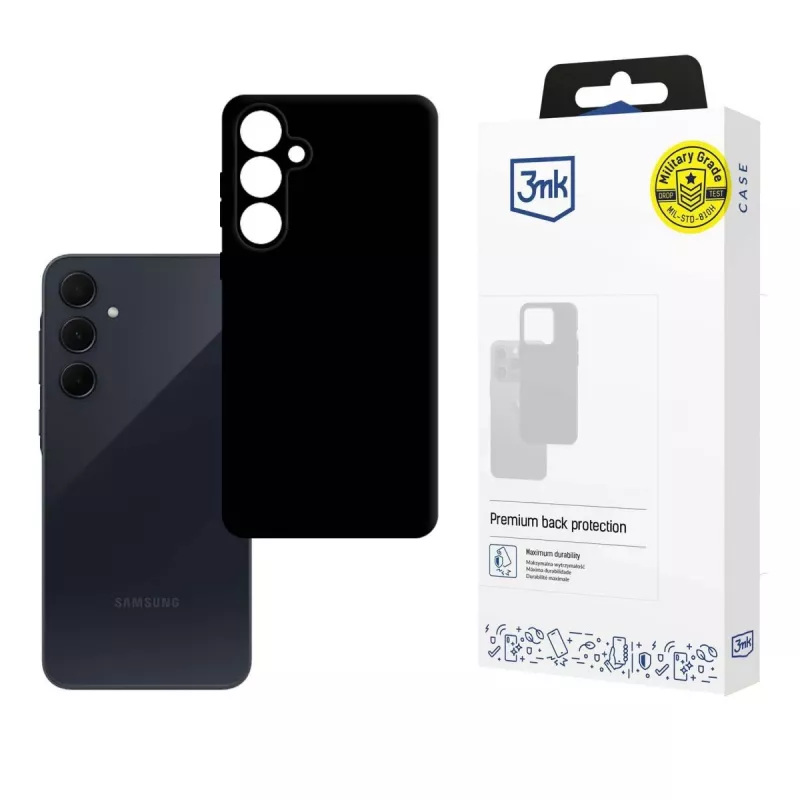 3MK PROTECTION Samsung Galaxy A35 5G - 3mk Hardy Mellow Case Black