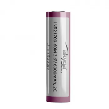 Akyga AKY2185 INR21700-60M 2C akumulator Li-Ion 21700 3,6 V 6000 mAh