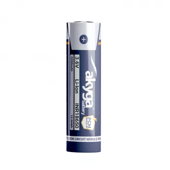 Akyga AKY2462 INR18650-33.5M-PCM akumulator Li-Ion 18650 3,6 V 3350 mAh z zabezpieczeniem PCM