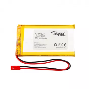 Akyga AKY0827 LP405090 akumulator Li-Po 3,7 V 1800 mAh, PCM, JST 2,54 2-pin, 150 mm