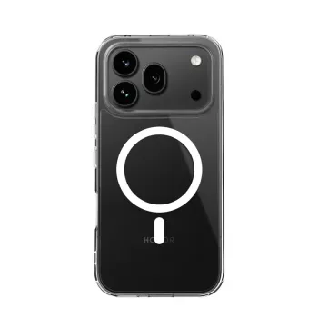 Crong Hybrid Clear Magnetic Case do Honor 600 Pro 5G, kompatybilny z MagSafe, przezroczysty