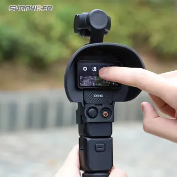 SUNNYLIFE Osłona i ochraniacz ekranu LCD do DJI Osmo Pocket 3 - Czarny