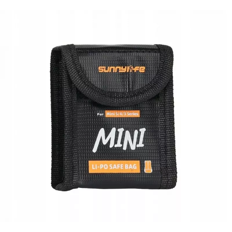 SUNNYLIFE Fireproof Battery Safety Bag for DJI Mini 5/4/3 Pro/3, Lito 1, Lito X1 - 1x Battery
