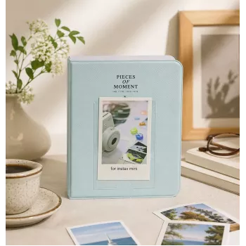 LOVEINSTANT Album na zdjęcia 64 zdjęcia do Fuji Instax Mini 13 12 11 40 41 99 Evo Link / Zielony