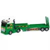 LEAN TOYS Zestaw Transportowy Dinozaurów: Ciężarówka, Laweta, Helikopter, Światła, Dźwięk