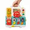 LEAN TOYS Interaktywna Książka Edukacyjna Tablica Manipulacyjna Światła Dźwięki 16 szt.