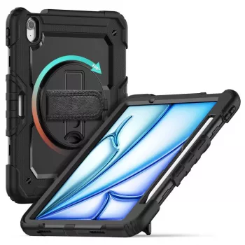 Tech-Protect Solid360 Case for iPad Air 11'' 6/7/8 (2024-2026) - Black