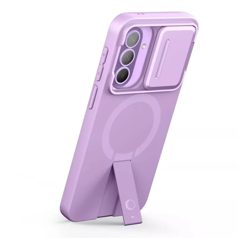 Etui Tech-Protect Kevlar Aura MagSafe dla Samsung Galaxy A57, fioletowy