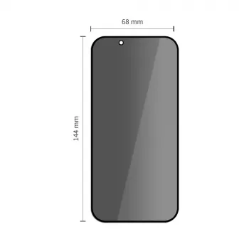TECH-PROTECT Quick Set SPY+ Privacy Tempered Glass Screen Protector 2-Pack do iPhone 13 / 13 Pro / 14 / 16E / 17E