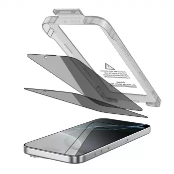 TECH-PROTECT Quick Set SPY+ Privacy Screen Protector 2-Pack do iPhone 16 Pro Max
