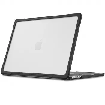 Tech-Protect Velar MacBook Air 13 M2-M5 2023-2026 Czarny/Matowy przezroczysty