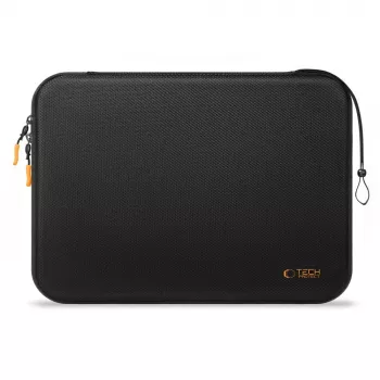 TECH-PROTECT HardPouch Laptop Sleeve 15-16 inch Black/Orange