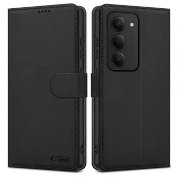 Tech-Protect Wallet Case dla Xiaomi Redmi 15 4G / 5G, Czarny