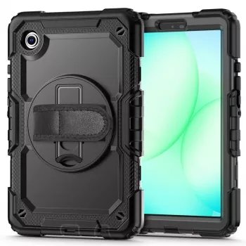 Tech-Protect Solid Case do Samsung Galaxy Tab A9 / A11 8.7 cala X110 / X115 / X133 / X135, Czarny