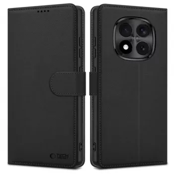 Etui portfel Tech-Protect do Xiaomi Poco M8 Pro / Redmi Note 15 Pro+ Plus 5G, matowa czerń