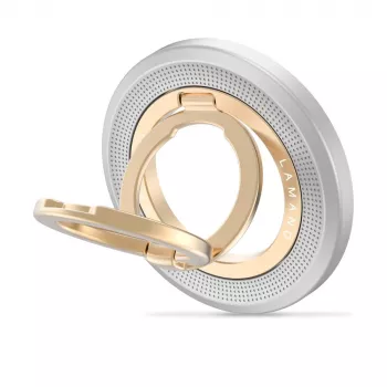 TECH-PROTECT MMR700 LAMANO Magnetyczny Pierścień MagSafe Phone Ring Tytan/Złoto