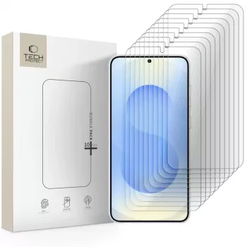 TECH-PROTECT Zestaw 10 szklanych ochraniaczy ekranu hartowanego do Samsung Galaxy S26, przezroczysty