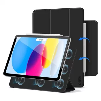 Tech-Protect Smartcase Magnetic Case dla iPad 10.9 cala (10. generacja 2022) / iPad 11 cali (2025) - Czarny