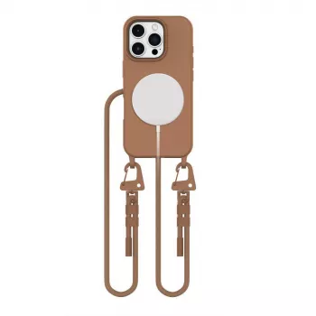 Tech-Protect Magnecklace MagSafe Case do iPhone 16 Pro Max Brązowy