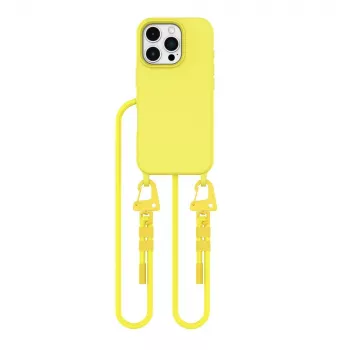 Tech-Protect Magnecklace Magsafe Case do Apple iPhone 16 Pro Żółty