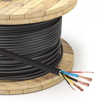 Przewód do ładowania EV Akyga AK-SC-E24 3 x 6 mm² + 2 x 0,75 mm², jednofazowy, 32 A, 450/750 V, na metry