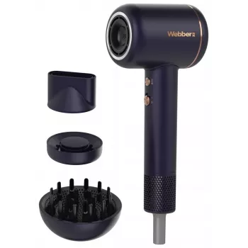 Webber Venta HD1698 3-w-1 Suszarka do włosów z okrągłą szczotką Granatowy