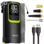 VAYOX VA0410 Rechargeable Air Pump 8000mAh Cylinder 19mm with Power Bank Function