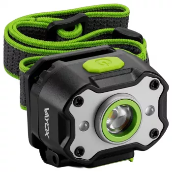 VAYOX VA0452 Rechargeable Headlamp 650lm 2000mAh IPX4 LED Head Torch with Motion Sensor