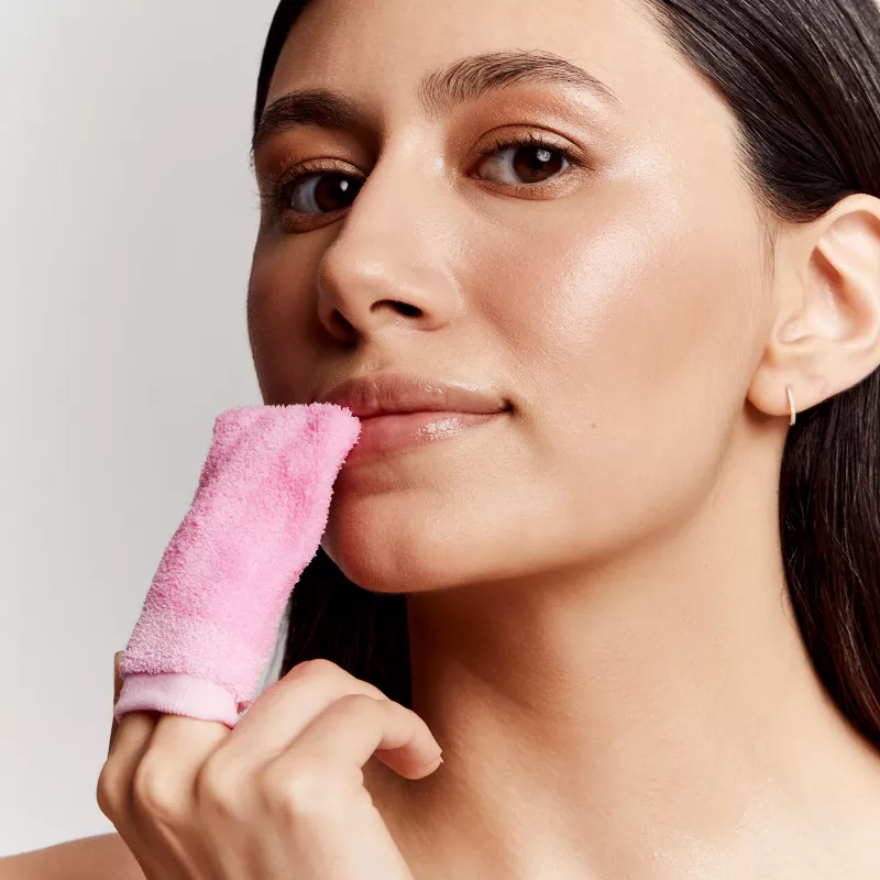 GLOV Scrubex Lip Exfoliating Mitt - 2 Pack | Delikatny mikrofibrowy peeling do ust dla gładkich ust