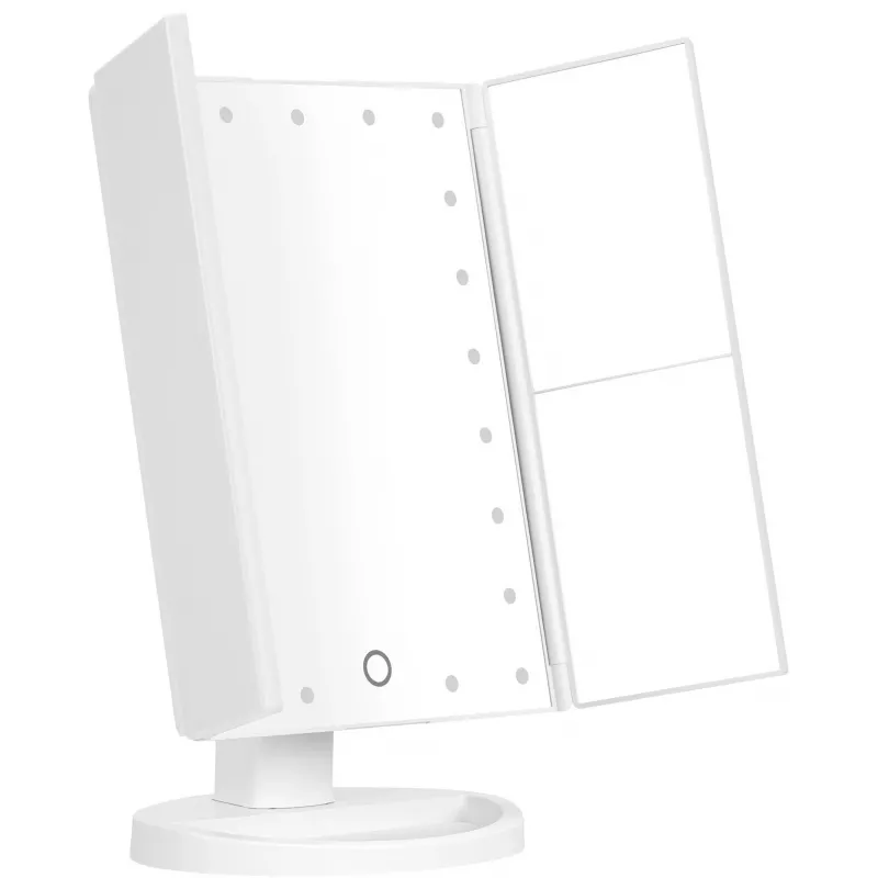 Humanas HS-ML04 LED Makeup Mirror with Illumination - Biały