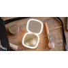 Humanas HS-PM01 Lustro kosmetyczne z oświetleniem LED - Różowe
