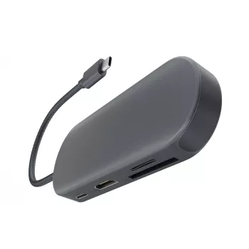 HUB NEWELL 7 w 1 USB-C Hub - Grafit