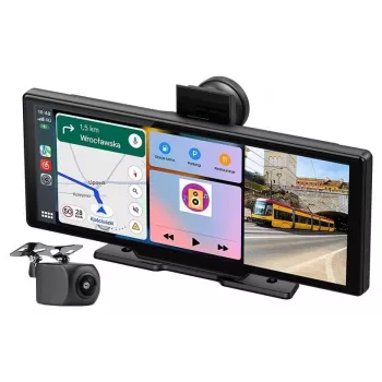 Odbiornik Tracer CR-PLAY 10.2 z bezprzewodowym CarPlay/Android Auto i 10,2-calowym ekranem dotykowym IPS