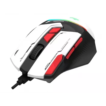 Tracer GameZone Spectra RGB przewodowa mysz gamingowa, 7200 DPI, biała (TRAMYS47840)