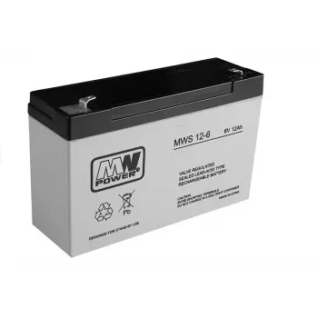 LEAN CARS AGM Gel Battery 6V 12Ah for Car