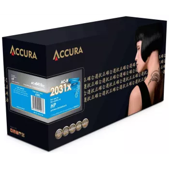 Accura Kompatybilny Toner HP 415X (W2031X) - Cyjan, Wysoka Wydajność, 5000 Stron
