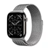 Crong Milano Steel Stainless Steel Band for Apple Watch 44/45/46/49 mm Silver