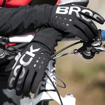 ROCKBROS Thermal Long Cycling Gloves XXL Black Grey