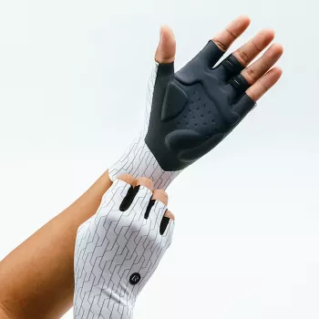 Rękawice rowerowe ROCKBROS Road Cycling Gloves Short Finger XL White Black