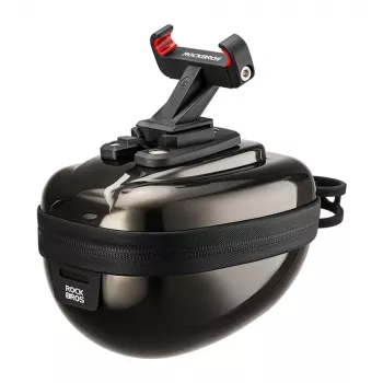 TORBA SIODŁOWA ROCKBROS Z TWARDĄ SKORUPĄ 0.4L CZARNA