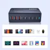 Wozinsky 240W GaN QC3 Charging Station - Czarny