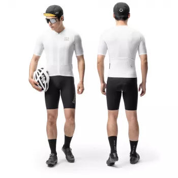 ROCKBROS YDDX011 Diamond Short Sleeve Cycling Jersey XXS White