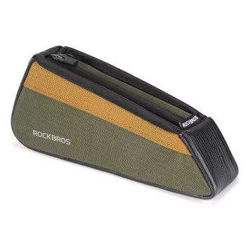 TORBA ROWEROWA NA RAMĘ ROCKBROS 0.25L ZIELONY/POMARAŃCZOWY