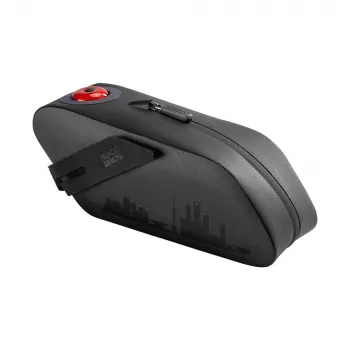 Rockbros AS-078-1 Torba podsiodłowa z inteligentnym światłem tylnym, 0,8 L, czarna