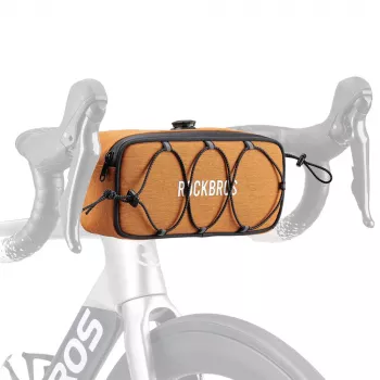 Rockbros TL001 ROAD TO SKY Wodoodporna torba na kierownicę 1.9L – Pomarańczowa