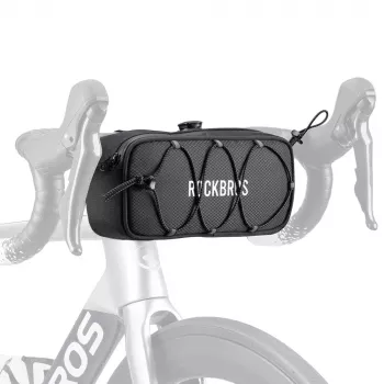 Rockbros TL001 Road to Sky 1.9L Wodoodporna Torba na Kierownicę Rowerową – Czarny
