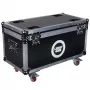 CASE4ME CC80 Cable Box Suitcase - Aluminiowa rama, panele ABS, czarny, zamykany, z przegrodami