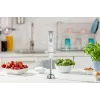 ZELMER ZHB4555S 1000W Blender Ręczny, Srebrny/Czarny, Ostrze ze Stali Nierdzewnej, Regulacja Prędkości z Turbo, Rozdrabniacz 500ml, Trzepaczka, Kubek 700ml