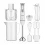 ZELMER ZHB4555S 1000W Blender Ręczny, Srebrny/Czarny, Ostrze ze Stali Nierdzewnej, Regulacja Prędkości z Turbo, Rozdrabniacz 500ml, Trzepaczka, Kubek 700ml