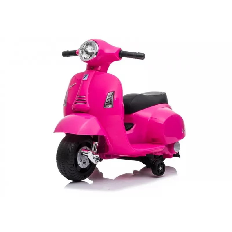 LEAN CARS Różowy Elektryczny Skuter Vespa GTS 300 Mini